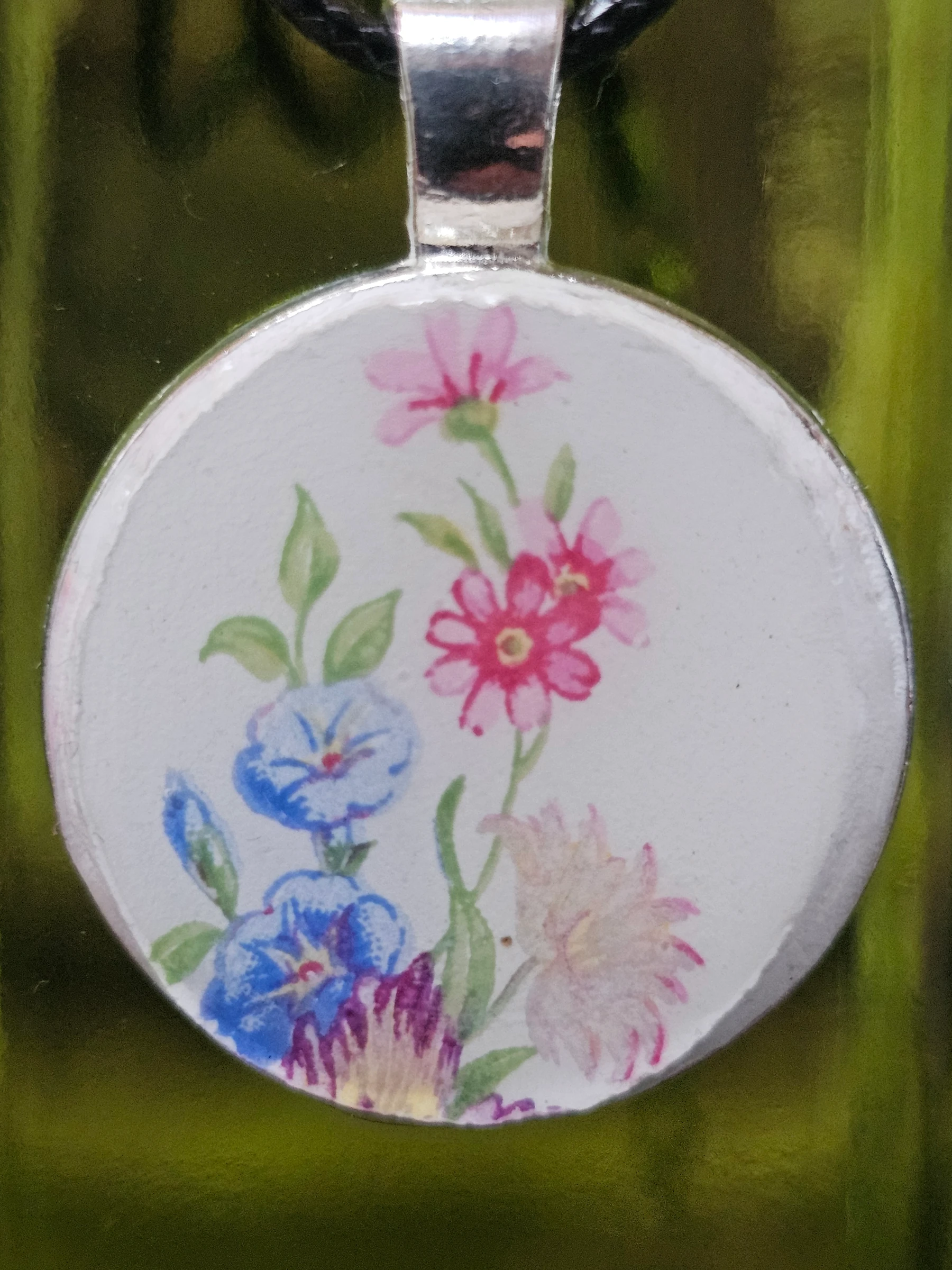 pendant with Digoin and Sarreguemines plate Colbert model – photo 2